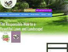 Tablet Screenshot of dreamlawnsvb.com